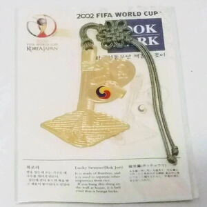 2002 FIFA World Cup Book Mark NWT Korea Japan